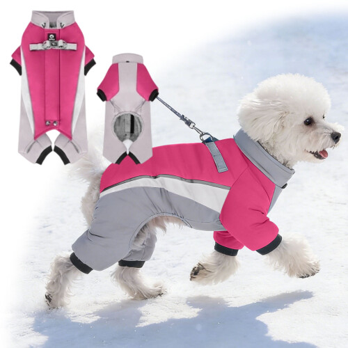 Hunde vinterjakke – blød polyester, alle størrelser 1