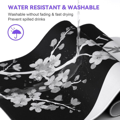 Gaming Mouse Pad Cherry Blossom Anime 31.5x11.8 in 2