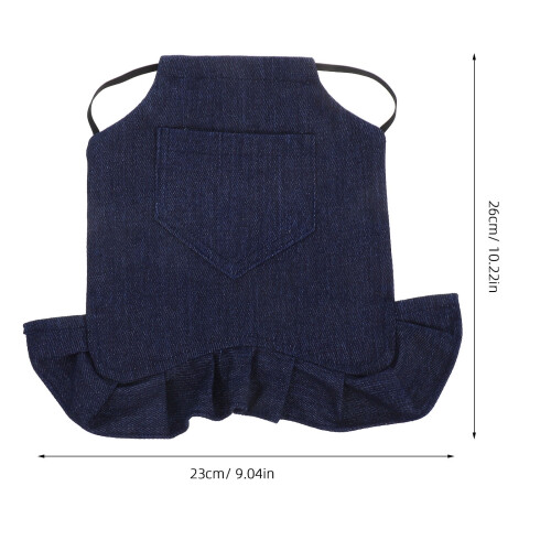 Șorț denim pentru găini, 1 bucată 1