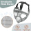 Soft Mesh Dog Muzzle for Short-Snouted Breeds, Full Pant 6