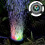 LED-akvariumboblesteinsdisk, rund, automatisk fargeendring 2