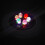 LED-akvariumboblesteinsdisk, rund, automatisk fargeendring 3