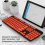 Rode gaming keycaps, universeel, mechanisch, 104 stuks 5