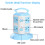 Power Strip Surge Protector Tower with 20 Sockets 3 USB 5