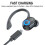 Auricolari wireless Bluetooth 5.2 con microfono 3