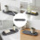 Stilvolle Kieselgur-Badezimmer-Organizer mit rutschfester-Weiß 3