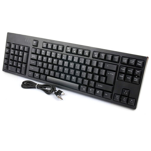 Left-Hand Ergonomic Keyboard with Dual USB Hub, 109Keys 1