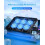 Base de resfriamento para laptop de 12 a 15,6 polegadas com 6 ventiladores e LED azul. 2