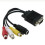 Cabo conversor VGA para S-Video e AV 3-RCA 2