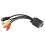 Cabo conversor VGA para S-Video e AV 3-RCA 3