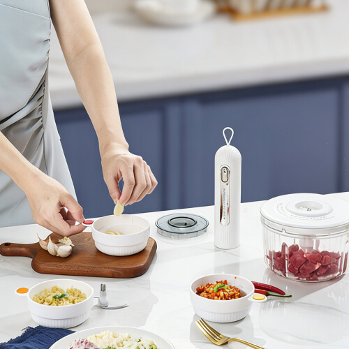 Portable Handheld Mixer With Rechargeable Power Source For Meat 2