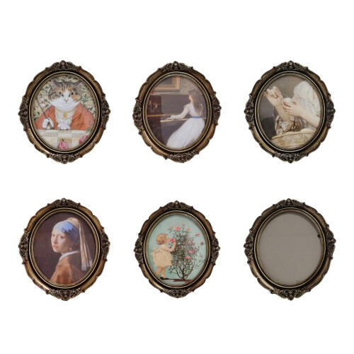 Handcrafted Distress Resin Wall Art Frame with Easy-empty frame 1