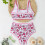 Modern Pattern Tankini Set Stretchy Polyester-green flowers L 4