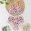 Modern Pattern Tankini Set Stretchy Polyester-green flowers L 7