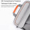 Bolsa impermeável para laptop de 15,6 polegadas, modelo fino, transversal. 4