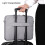 Bolsa impermeável para laptop de 15,6 polegadas, modelo fino, transversal. 5