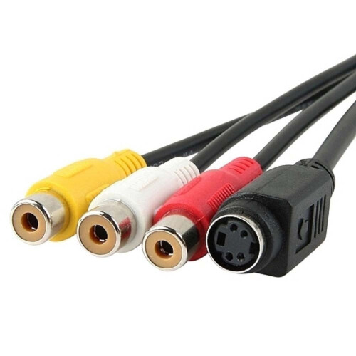Adaptador VGA para S-Video e RCA AV 1