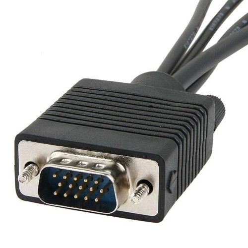 VGA to S-Video AV Adapter Cable with 3 RCA 1