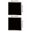 Sticker de fond d'aquarium noir 40 x 80 cm 5