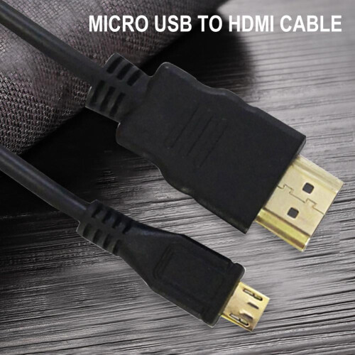 Cavo da Micro USB a HDMI, nero, 1 m 2