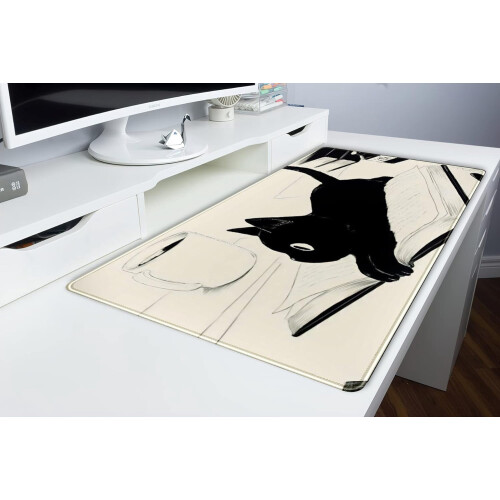 Anime Cat skrivebordsunderlag 80x40cm musemåtte 2