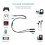 3.5mm headset adapter Y splitter cable with mic and audio 7