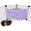 Cachette d'angle à pompons pour cobayes et petits animaux 3