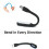 3er-Pack Mini-USB-LED-Leselampe 3
