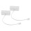 RJ11/RJ14 Telefonsplitteradapter 2-pack 3