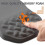 Mousepad ergonômico inclinado 30x20cm com espuma viscoelástica e gel 3