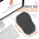Mousepad ergonômico inclinado 30x20cm com espuma viscoelástica e gel 5