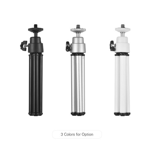 Trípode de escritorio de aluminio – 2 secciones, 13,1–18,2 cm 2