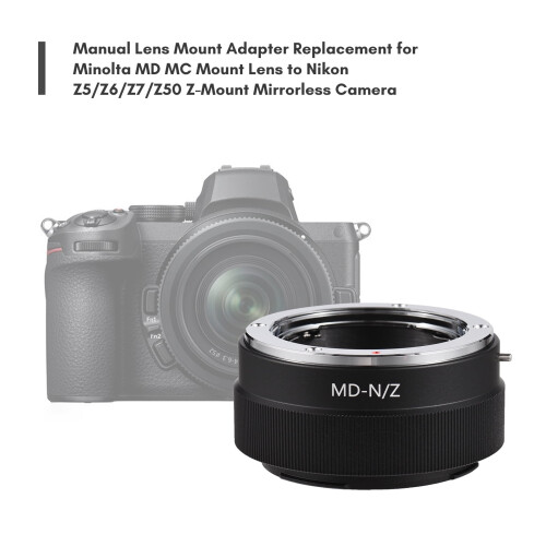 Objektivadapter for Nikon Z5Z6Z7Z50Minolta MD 2