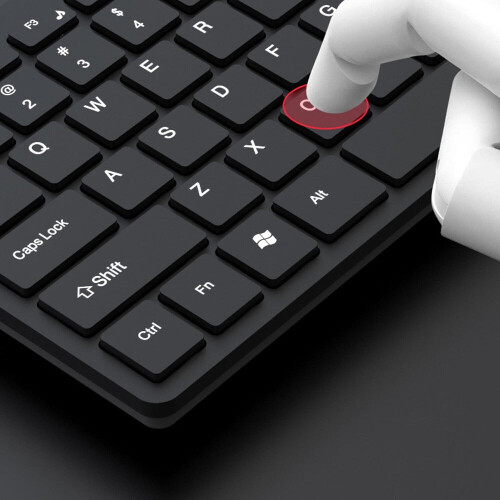 K-1000 78-Key USB Wired Mini Keyboard Black 1