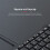 K-1000 78-Key USB Wired Mini Keyboard Black 3