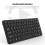 K-1000 78-Key USB Wired Mini Keyboard Black 4