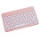 Tastatură Bluetooth portabilă, design retro compact 2