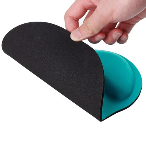 Εργονομικό Mouse Pad με υποστήριξη καρπού από τζελ, υφασμάτινο, 23x18cm 2