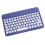 Jacenvly Bluetooth Keyboard Portable Mini Compact Purple 3