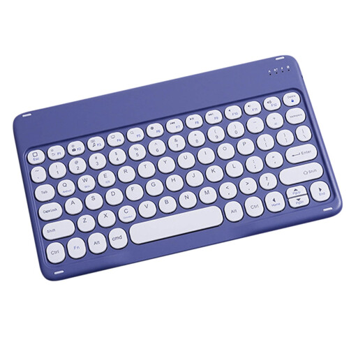 Jacenvly Bluetooth Keyboard Portable Mini Compact Purple 2