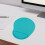 Εργονομικό Mouse Pad με υποστήριξη καρπού από τζελ, υφασμάτινο, 23x18cm 4