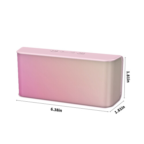 C3 Bluetooth-luidspreker 5.0 roze draagbaar draadloos 2