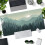 Tapete de mesa tamanho XXL verde floresta, 80 x 40 cm (31,5 x 15,7 polegadas) 3