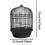 Portable Round Bird Cage for Small Birds 18-inch 3