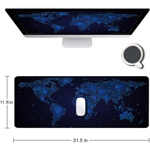 XXL Gaming Mouse Pad 31,5x11,8 ιντσών, αντιολισθητική βάση από καουτσούκ 1