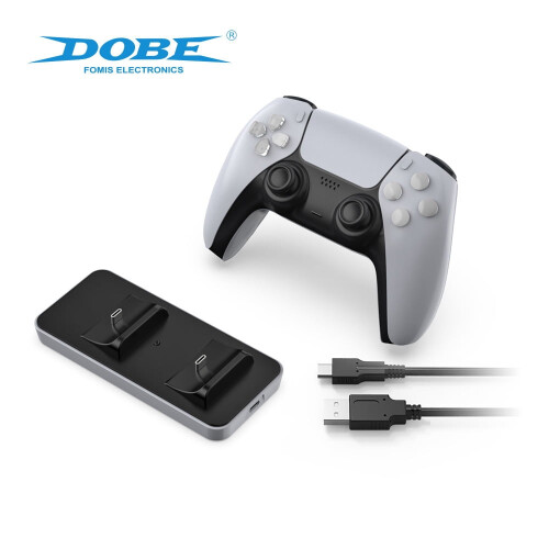 PS5 DualSense Ladestation mit Adapter 2