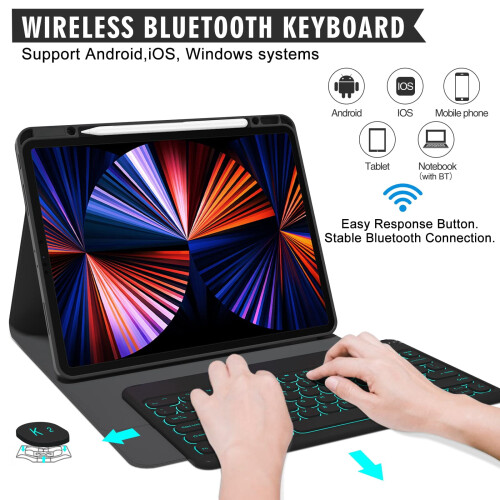 Capa com teclado para iPad Pro de 12,9 polegadas (2020–2022) 2