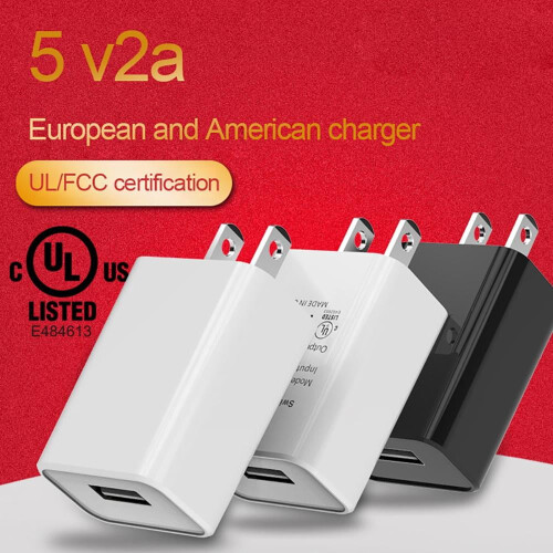 Φορτιστής τοίχου USB 5V2A – Προσαρμογέας ταξιδιού τύπου ΗΠΑ 1