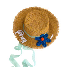 Trendy Unisex Sun Hat Large Brims And Breathable Outdoor-Blue