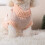 Dog Sweater Pink Santa Design Polyester Winter Coat Small 4